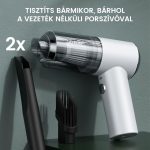Új 2021-es vezeték nélküli mini porszívó - Páros csomag